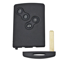 Télécommande porte-clés haute qualité 4 boutons 433Mhz PCF7941 puce pour Renault Clio4 Scenic III Laguna III Fluence Uncut VA2