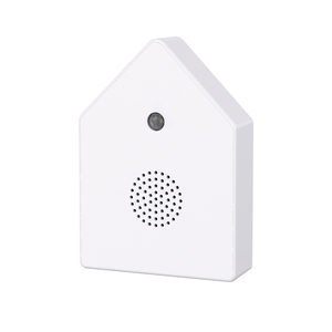 Carillon Moderno Yun con Suoni di Uccelli, Rumore Bianco, Canto di Uccelli per Interni/Esterni, Casa per Amanti degli Uccelli in Plastica e Legno con Pulsante - Product Image 1