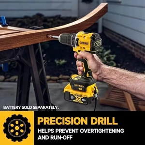   Perceuse à percussion sans fil 20V DCD805, visseuse électrique sans balais, perceuse manuelle <span class=keywords><strong>multifonction</strong></span> - Product Image 1