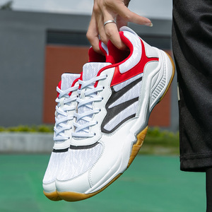 <span class=keywords><strong>Chaussures</strong></span> de tennis respirantes professionnelles de badminton de <span class=keywords><strong>squash</strong></span> pour hommes conception personnalisée doublure en maille printemps été automne caoutchouc - Product Image 6