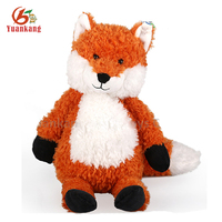 Jouet de renard mignon en peluche et en peluche, animal personnalisé en peluche, blanc, bleu, rouge, gros renard