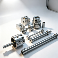 Pièces de machine à usiner CNC à 5 axes sur mesure, usinage CNC, acier inoxydable, aluminium, petites pièces de précision