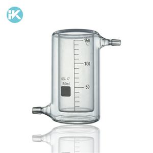 Laborglasware Glasreaktor <span class=keywords><strong>200ml</strong></span> 3.3 Glas Doppelwandiger Mantelbecher - Product Image 4