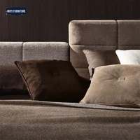 Luxuriöses Queen-Bett Italienisches Luxus-Schlafzimmer-Set Möbel Neueste Designs King-Size-Rahmen Moderne Gepolsterte Betten