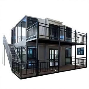 Suministro Directo de Fábrica, Panel Sándwich de Acero Modular Prefabricado, Casa Contenedor Expandible de 2 y 3 Dormitorios - Product Image 1