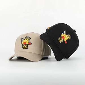 Gorra de Béisbol Deportiva de 5 Paneles con Diseño de Animales Personalizado al por Mayor, de Alta Calidad OEM, de Algodón, Ajustable, con Bordado 3D, para Hombre y Mujer - Product Image 1