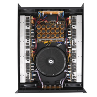 Amplifier daya 2200W 4 saluran, penguat daya audio profesional karaoke subwoofer kelas TD