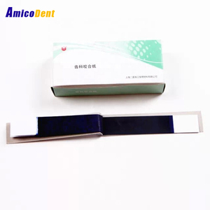 Película de oclusión de papel articulado Dental de dos caras de calidad médica fuente de alimentación Manual azul y roja y 200 hojas/caja - Product Image 5