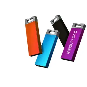 A mini unidade de pen drive USB de metal com chave USB 512 MB 1g 2g 4G 8GB com USB 3.0/ 2.0