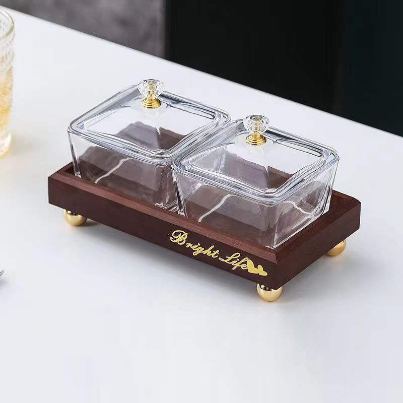 Vetro trasparente a 2 scomparti