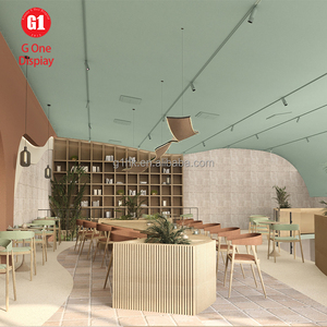 Design d'intérieur haut de gamme pour pâtisserie, vitrine décorée de marbre sur mesure, comptoir de présentation pour boulangerie - Product Image 6