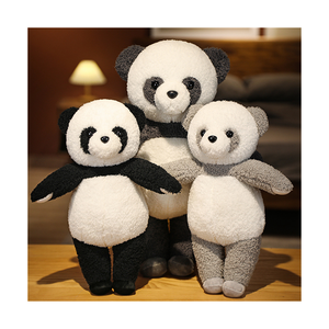 OEM/ODM su misura bambino orsacchiotto <span class=keywords><strong>Panda</strong></span> bambola peluche peluche peluche peluche con ripieno di cotone PP per alleviare lo Stress - Product Image 1