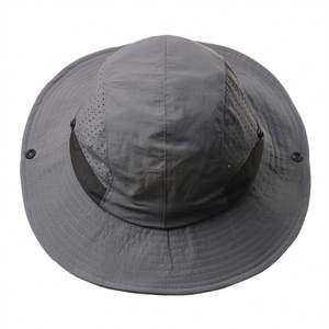 Chapeau de pêcheur de haute qualité pour la randonnée en plein air, à large bord, pare-soleil, personnalisé, coupe-vent, avec ventilation en maille - Product Image 4