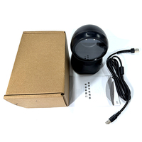 Escáner de Código de Barras de Escritorio Edoo D43, Lector de Códigos QR 2D Omnidireccional, Plataforma de Escaneo con Cable USB para Manos Libres, para Supermercados y Comercios Minoristas