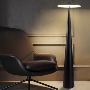 Lampadaire minimaliste nordique à LED avec interrupteur pour salon, chambre, bureau et lieux de détente - Product Image 1