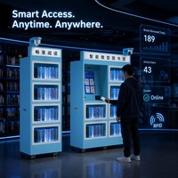 Sistema de Gestión RFID para Bibliotecas Públicas Leborui, Préstamo de Libros de Autoservicio, Seguimiento de Libros, Acceso Digital, Análisis de Datos de Patrones