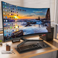 Écrans d'ordinateur IPS 4K/5K 165Hz 24 27 32 34 pouces, écran LED d'usine, écran incurvé super ultra-large 1500r pour PC, moniteur de jeu