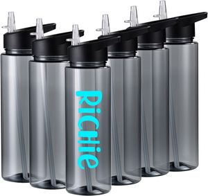 24 oz <b>Water</b> Bottles with Straw <b>Bulk</b> Reusable Sports <b>Water</b> Bottle with Handle - Product Image 2