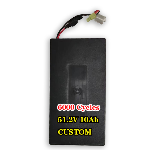 High Performance Customized 51.2V 10Ah LFP Lithium Battery Pack Rechargeable for Electric Scooter E-Bike