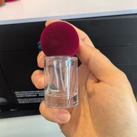 15ml lege luxe glazen parfumfles, 15ml glazen spuitfles met dikke bodem, verpakking met warme fluwelen pluche dop
