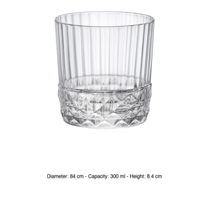 Vaso Bormioli Rocco Rocks America'20 de 30 cl, altura 8.4 cm, diámetro 8.4 cm - Product Image 3
