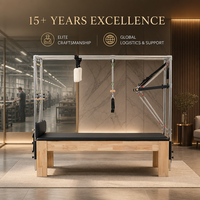 Venta al por Mayor de Pilates Cadillac de Madera de Roble Sólido Profesional, de Primera Calidad, Ecológico, con Diseño Personalizado, Cumple con el Estándar CE