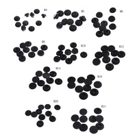 Lot de 10 protecteurs de capuchon d'écrou de vis de boulon Allen à six pans creux en plastique de M4-M24 couvercle de tête hexagonale standard ISO pour la Protection de boulon d'écrou