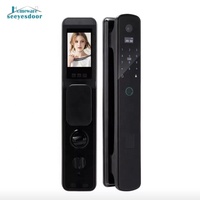 Foshan-manija de puerta de seguridad para apartamento, cerraduras eléctricas digitales inteligentes con huella dactilar, sin llave