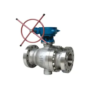 Good Quality Water Wastewater Oil Fuel Gas Acid Steam Marine Irrigation Application Trunnion Ball Valves