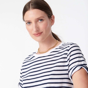 T-shirts blancs unisexes à manches courtes et col rond, personnalisables, en coton 100% écologique et respirant, vente en gros pour femmes - Product Image 2