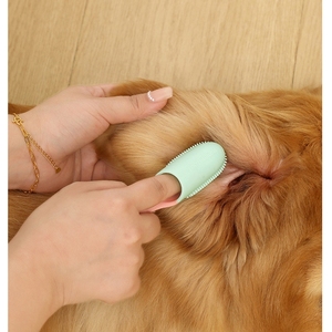 Cepillo de dientes para mascotas con cerdas suaves de TPR, 360 °   Limpiador Bucal para Perros y Gatos, Mango Ergonómico para un Agarre Fácil, Suave con las Encías - Product Image 4