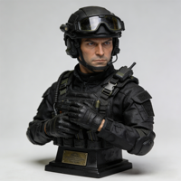 Artisanat en résine sur mesure, référence non en stock uniquement, bustes spécialisés de soldats de la marine, de l'armée de l'air, de l'armée et des forces spéciales.