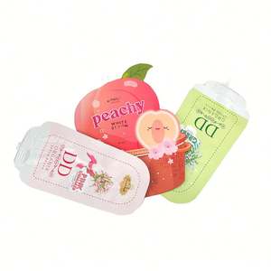 Custom Eco-Friendly 3 Side Seal Packaging Bag Heat Seal Aluminum Foil Facial Mask <b>Sachets</b> Moisture Proof Plastic Samples - Product Image 6