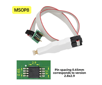 TSSOP8/MSOP8 Micro Chip Programming Test Pogo Pin Probe Automotive Instrument Program Download Cable