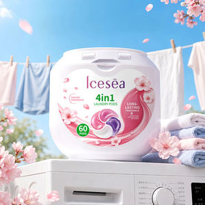 OEM/ODM Capsules de lessive 4-en-1 Sakura, adoucissant longue durée pour peaux sensibles, capsules de parfum concentré, vente en gros - Product Image 1