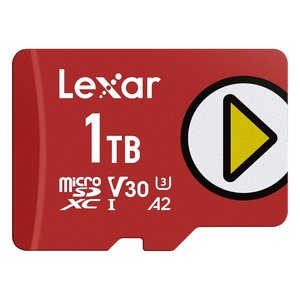 Lexar for <b>1TB</b> V30 U3 A2 Plastic Play Memory Card for Camera and Video Recording - Product Image 1