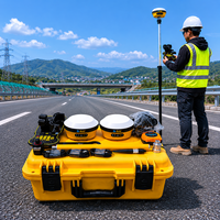 Equipo de Topografía RTK de Fábrica, Receptor de Mapeo con Drones CORS de 1 Año de Garantía Gratuita, Ntrip de Alta Precisión, Visual AR RTK GNSS Base y Rover