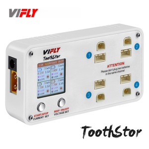 เครื่องชาร์จแบตเตอรี่ Vifly ToothStor 4 ช่อง 100-240V AC สำหรับแบตเตอรี่โดรน - Product Image 1