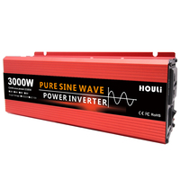Houli Pure Sinus 12V 48V Naar 110V 220V 3000W Omvormer 12V 110V Pure Sinus Omvormer Onda Pura Inversora Voor Thuis