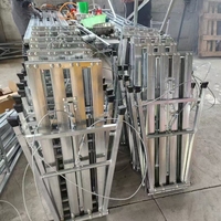 Échelles pliantes portables plate-forme de travail d'échafaudage en métal à hauteur réglable échafaudage d'échafaudage pour la décoration intérieure