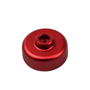 Custom Anodized Aluminum CNC Turning Knurled Rotary <strong>Knob</strong> Adjustment <strong>Knob</strong> - Product Image 2