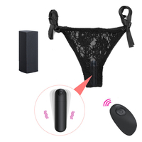 Ferngesteuerter Tragbarer Höschenvibrator für Erwachsene Frauen mit G-Punkt-Klitorisstimulator und Brustwarzenmassagegerät