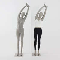 Offres Spéciales mannequin femme en fibre de verre différentes poses debout yoga sport mannequin