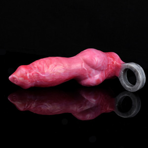 Funda para pene con anillo anticaída, alargamiento y extensor de pene de silicona suave, Juguetes sexuales para hombres, masturbador Masculino - Product Image 1