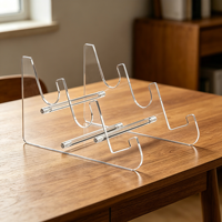 Support de tablette iPad pour comptoir de bureau, robuste, clair, pratique, avec angle de vision réglable, personnalisable OEM