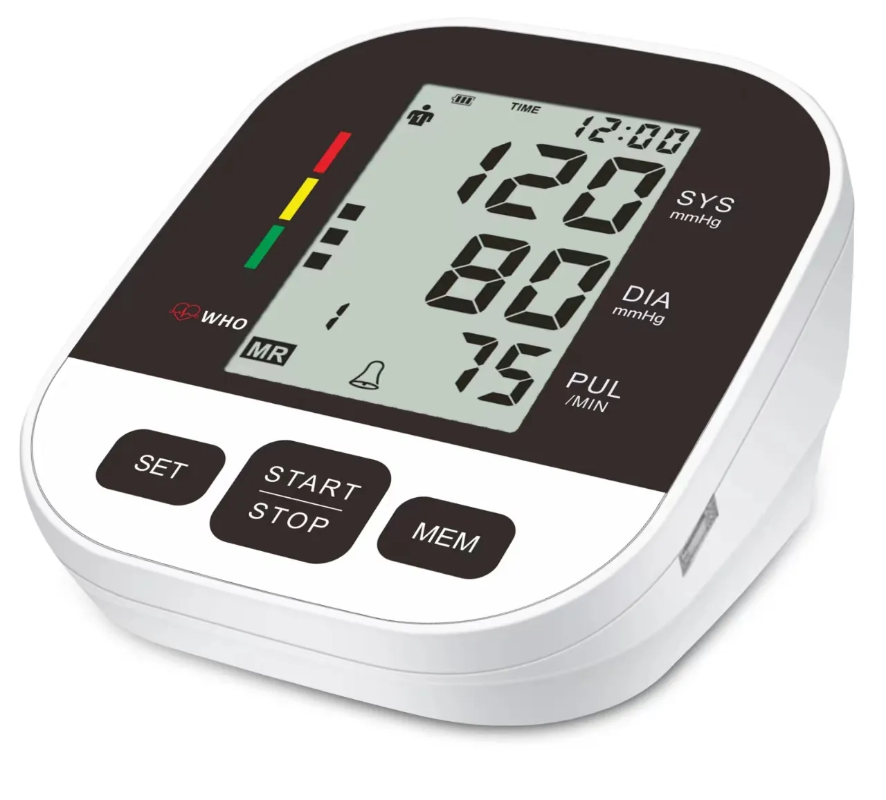 Medidor digital de pressão arterial, braço digital de alta qualidade, tipo braço, máquina de pressão arterial digital