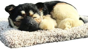 Juguete Realista de Perro <span class=keywords><strong>Pastor</strong></span> <span class=keywords><strong>Alemán</strong></span> Hecho a Mano, Adorable Cachorro Durmiendo con Tamaño Personalizable para el Hogar y Regalos, Piel Artificial - Product Image 2