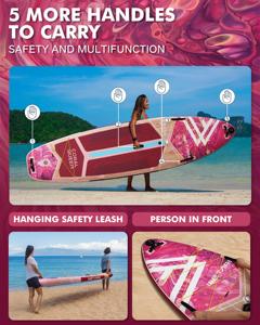 Directo de fábrica al por mayor OEM SUP Board 11 '6 "* 35" * 6 "Tamaño ancho inflable Stand up Paddle Board SUP Board para deportes acuáticos - Product Image 5