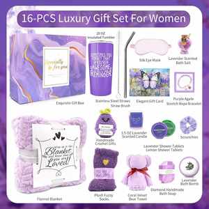 Juego de Regalos de Spa de Lavanda de Lujo 2024 para Mujer, Regalos Personalizados Únicos para Cumpleaños, Navidad, Día de San Valentín para Ella - Product Image 2