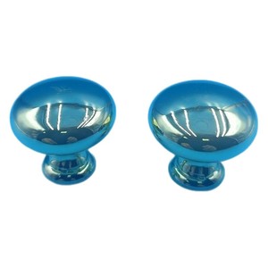 Zinc Alloy <b>Round</b> Furniture Knob 20mm 25mm 30mm Gold Chrome <b>Brushed</b> Modern Drawer Handle Surface Decoration Durable - Product Image 5
